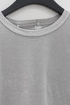 BORIS BIDJAN SABERI Short Sleeve T-Shirt TS ONE PIECE ST RF F035 Light Grey